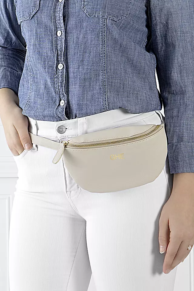 Personalized Vegan Leather Belt Bag Image 3