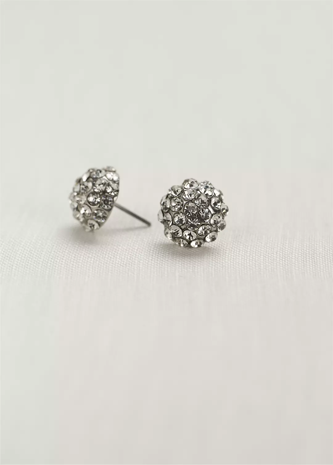 Pave Crystal Ball Earring Image