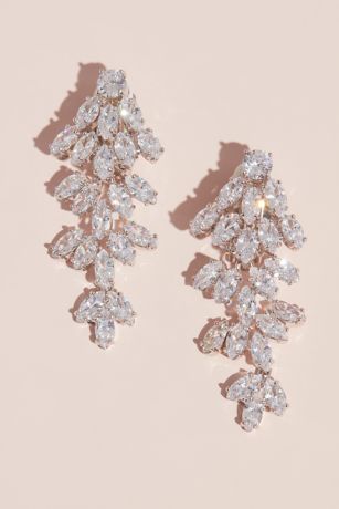 clip on bridesmaid earrings