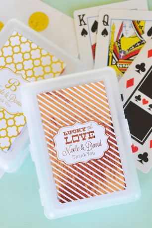 Personalized Metallic Foil Playing Cards