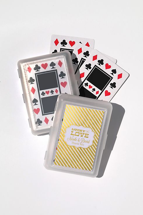Personalized Metallic Foil Playing Cards Image 5