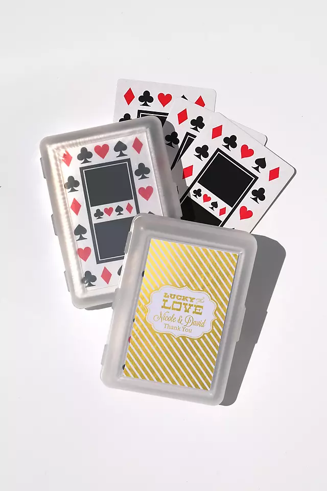 Personalized Metallic Foil Playing Cards Image 2