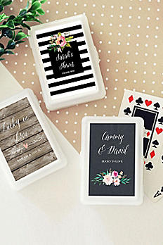 Personalized Floral Garden Playing Cards EB2033GDN