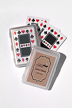 Personalized Vintage Wedding Playing Cards EB2033WV