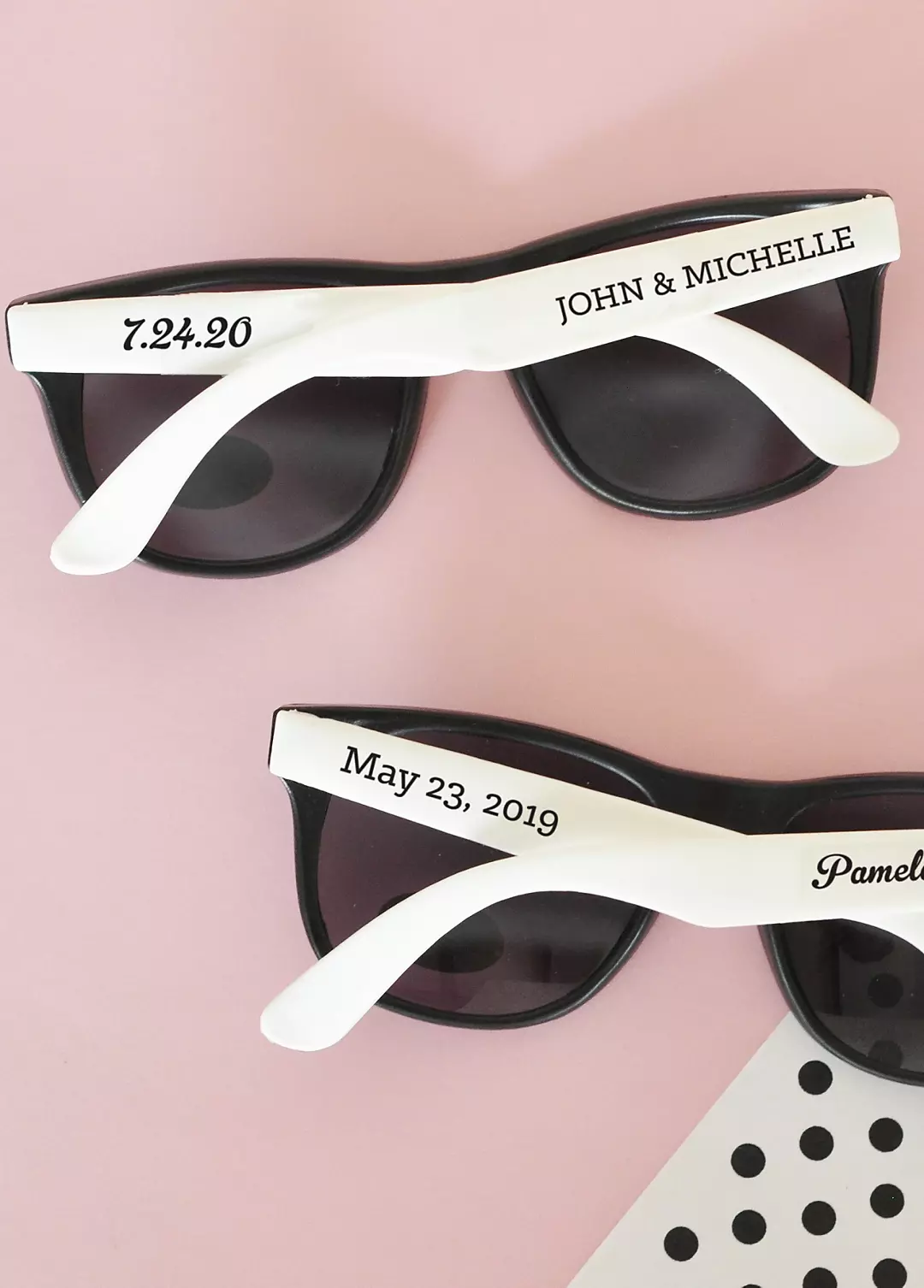 Personalized Wedding Sunglasses Image