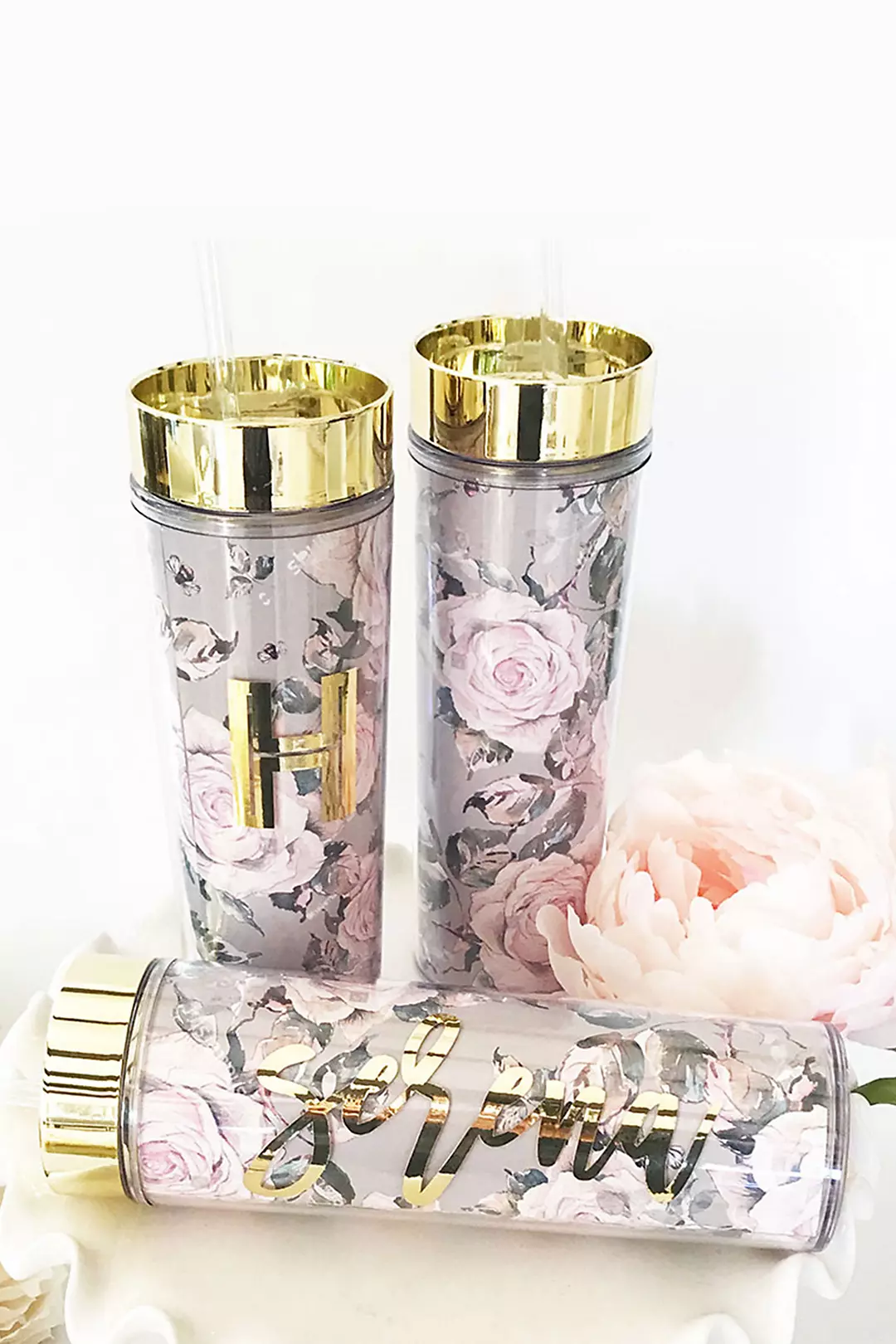 Personalized Rose Garden Tumblers Image