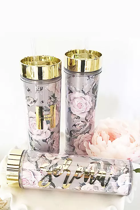 Personalized Rose Garden Tumblers Image 1