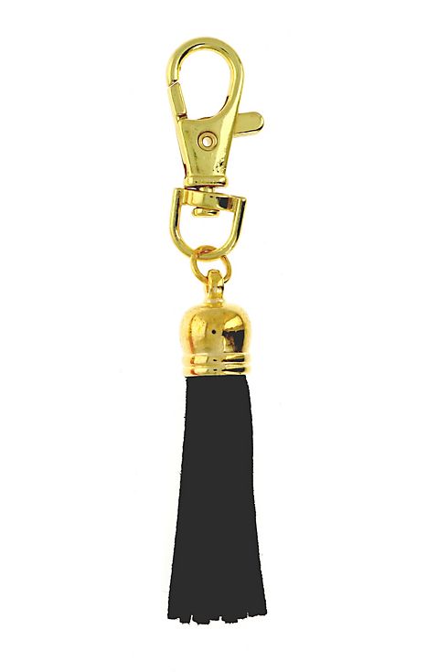 Personalized Gold Monogram Keychain with Tassel | David's Bridal