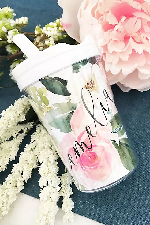 Floral Sippy Cup Image 1
