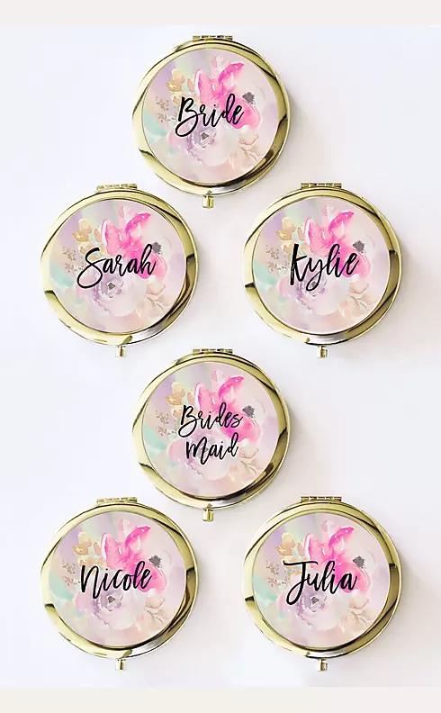 Personalized Floral Compacts Image 1