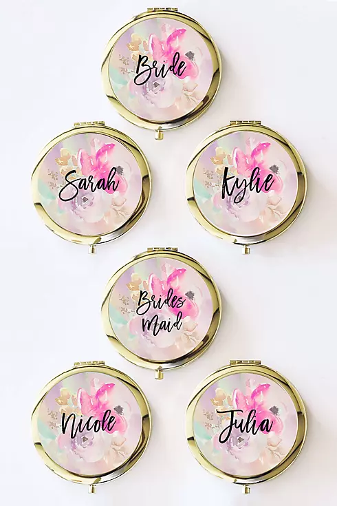 Personalized Floral Compacts Image 1