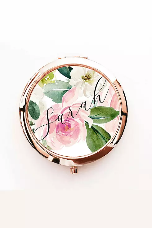 Personalized Spring Floral Compact Image 2