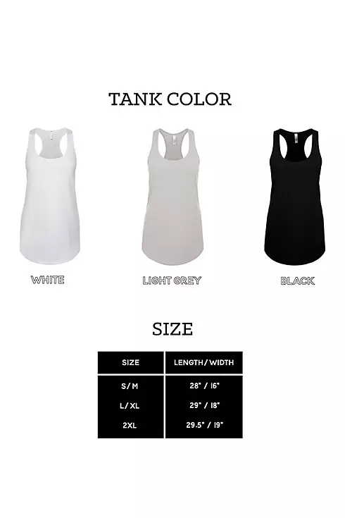 Personalized Fitted Tank Tops Image 3