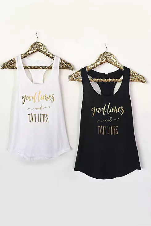 Bridal Themed Party Tank Tops Image 2