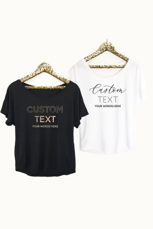 personalized bridesmaid shirts