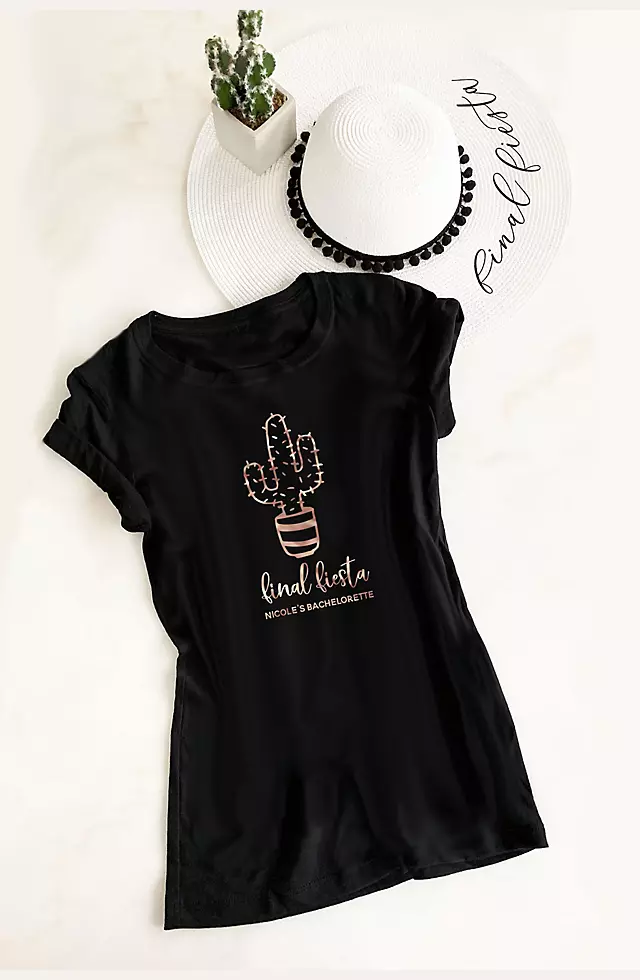Personalized Fiesta Fitted T-Shirt Image