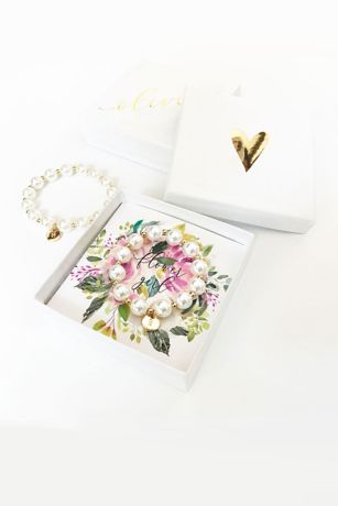 Monogram Bracelet - Flower Girl