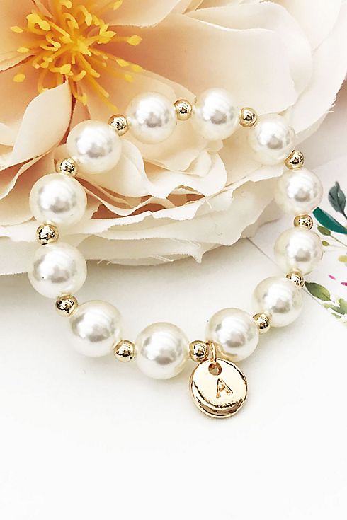 Pers Flower Girl Pearl Bracelet with Gift Box Image 6