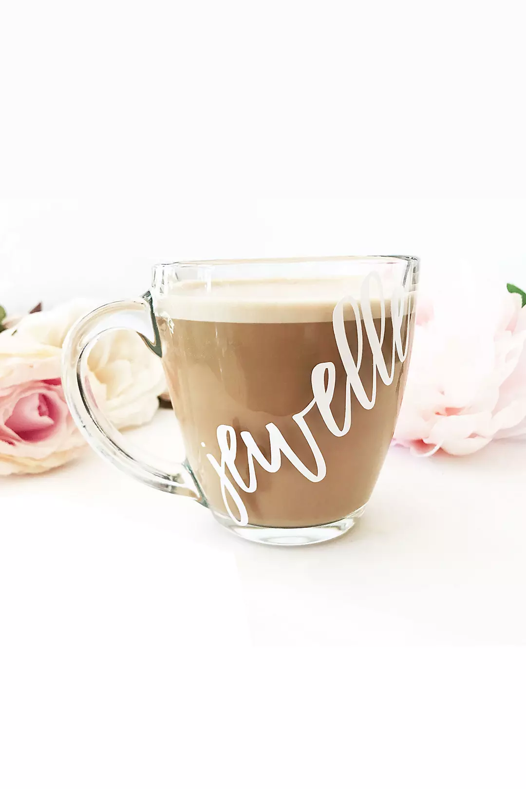 Personalized Glass Coffee Mug Image