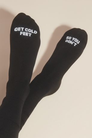 So You Don't Get Cold Feet Men's Socks | David's Bridal