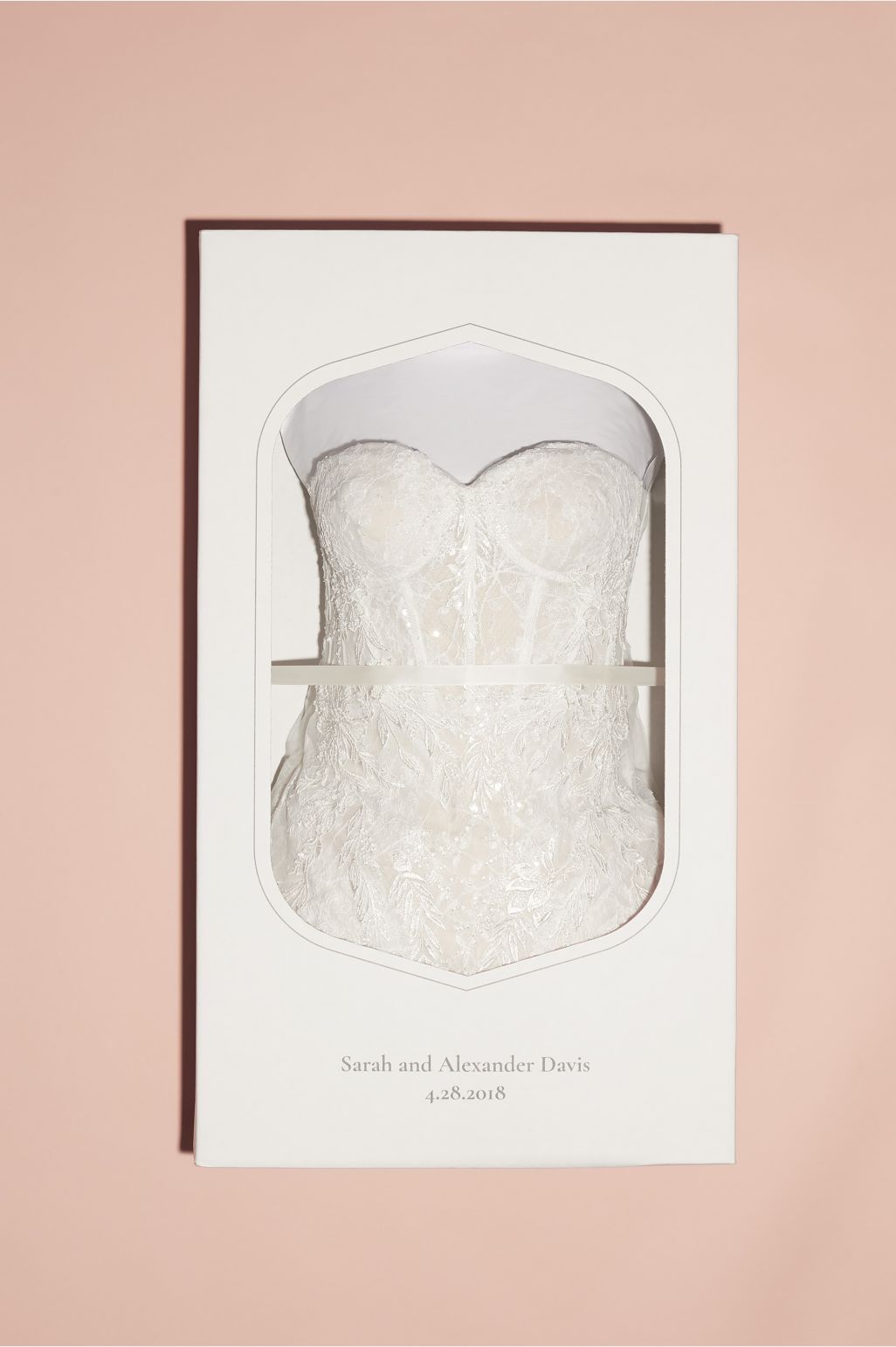 personalized gown preservation box