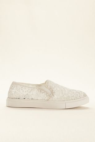 davids bridal lace sneakers