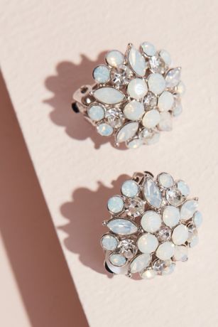 clip on bridesmaid earrings
