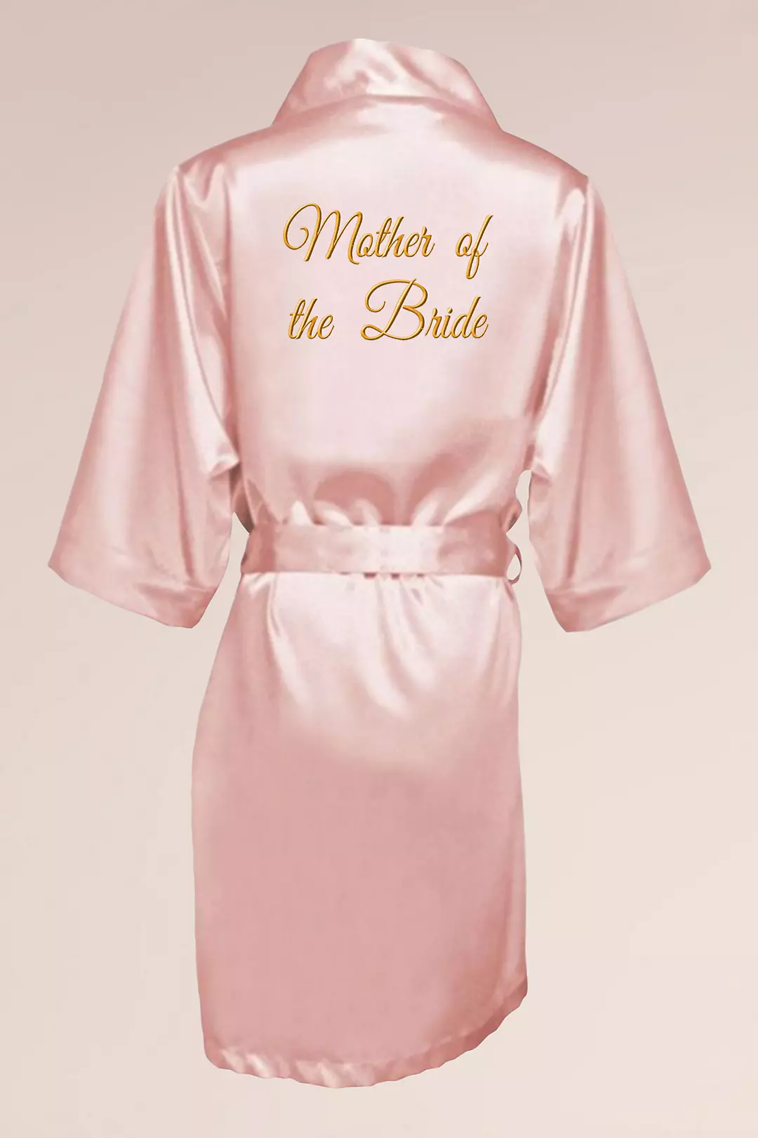 Embroidered Mother of Bride Satin Robe Image