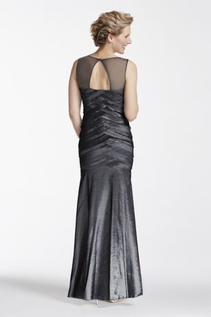 stretchable long gown