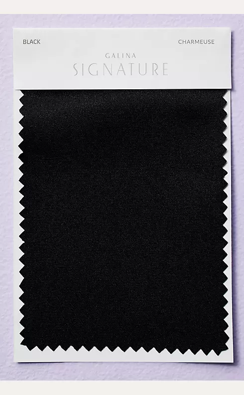 Black Fabric Swatch Image 1