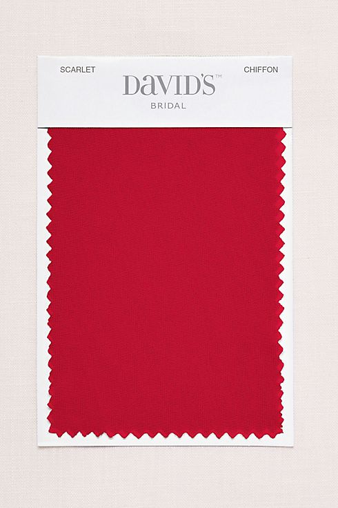 Scarlet Fabric Swatch Image 1