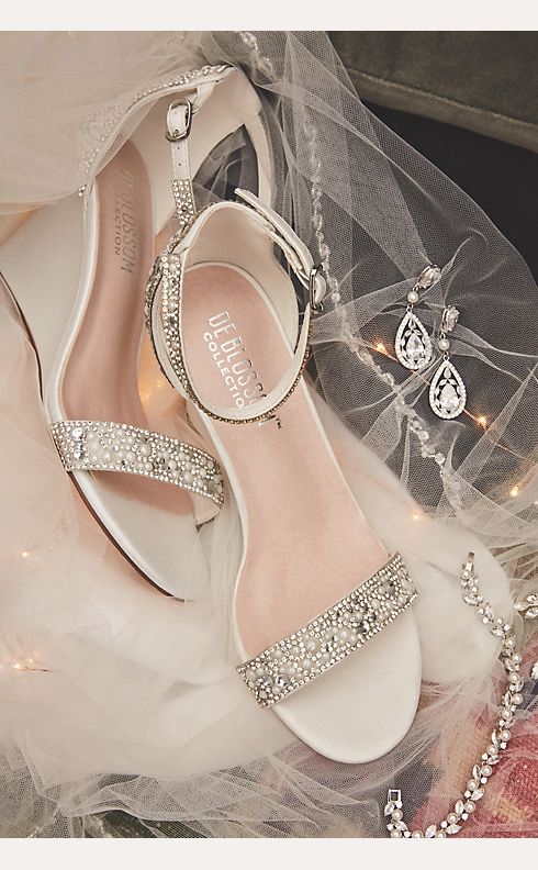Comfortable Bridal Shoes White Shoes Wedding shoes wedding shoes wedge heel  - custom design bridesmaid
