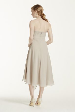 Strapless Chiffon Short Dress Style F