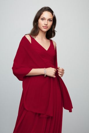 david's bridal cowl back
