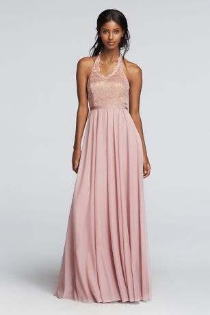 Rose Gold Metallic & Sequin Bridesmaid Dresses | David's Bridal