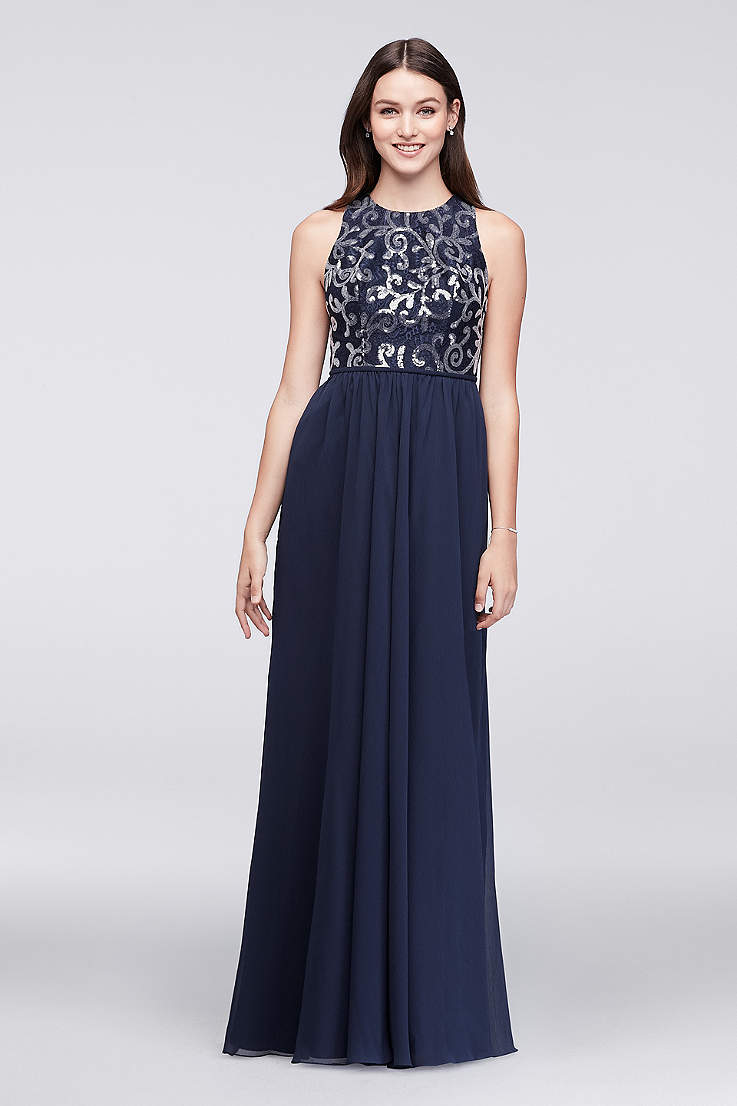 Dark Blue Sparkly Dress