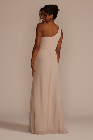 david s bridal off the shoulder bridesmaid dress