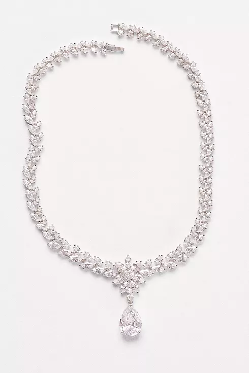 Extravagant Cubic Zirconia Collar Necklace Image 1