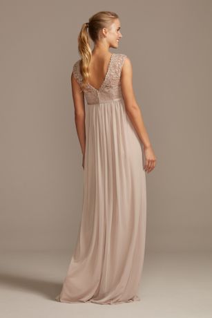 Silver Maternity Bridesmaid Dress