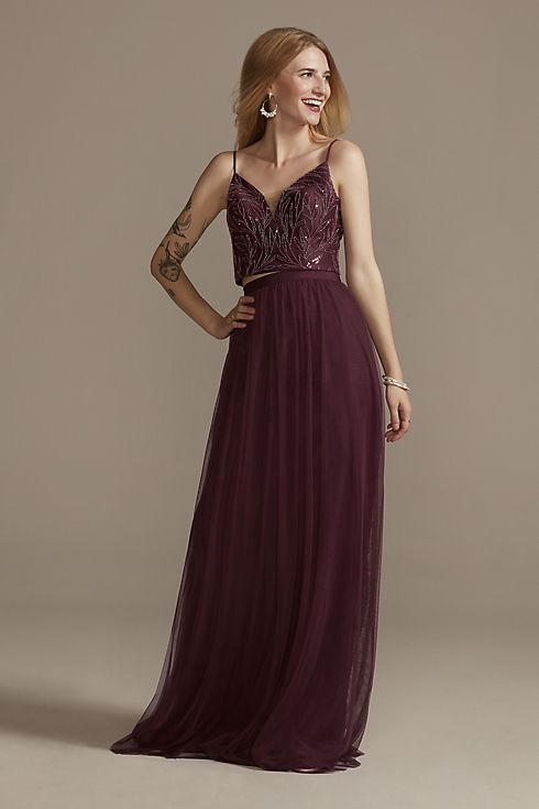Bridesmaid Separates Tulle A-Line Skirt Image 4