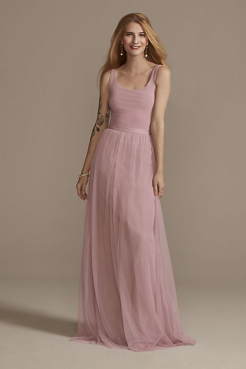 Bridesmaid Separates Tulle A-Line Skirt Image 6