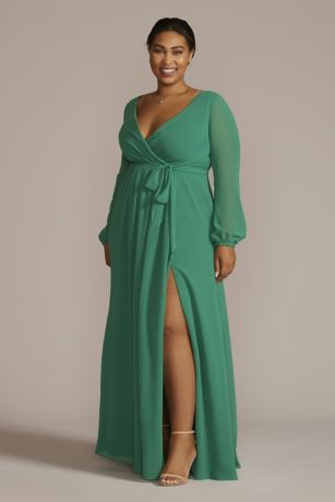 bridesmaid dresses long sleeve