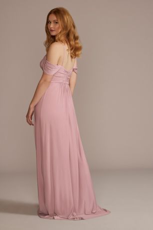 Jersey Twist Knot Empire Waist Bridesmaid Dress | David's Bridal