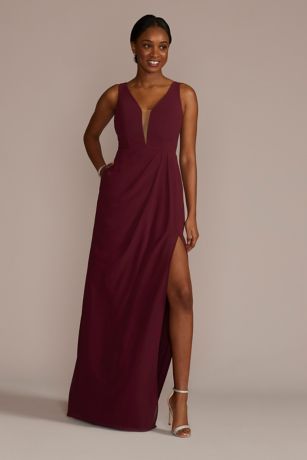 chiffon dress davids bridal