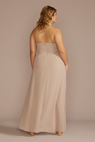 David s Bridal Chiffon Halter