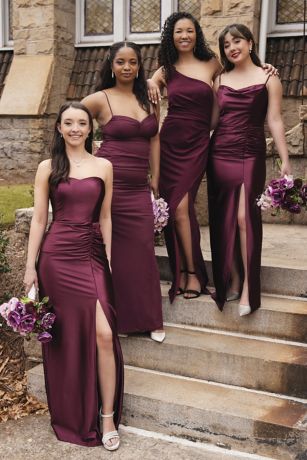 Crepe Bridesmaid Dresses