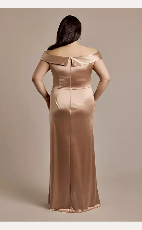 Sculpting Satin Cross-Front Dress Image 5