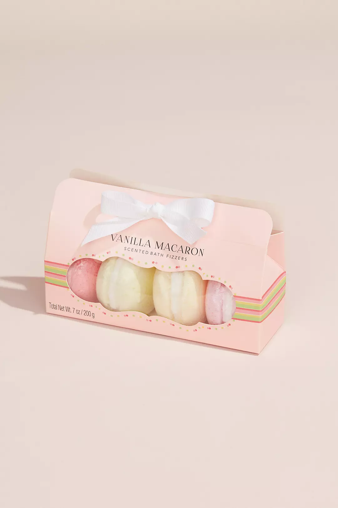 Vanilla Scented Macaron Bath Fizzies Set Image