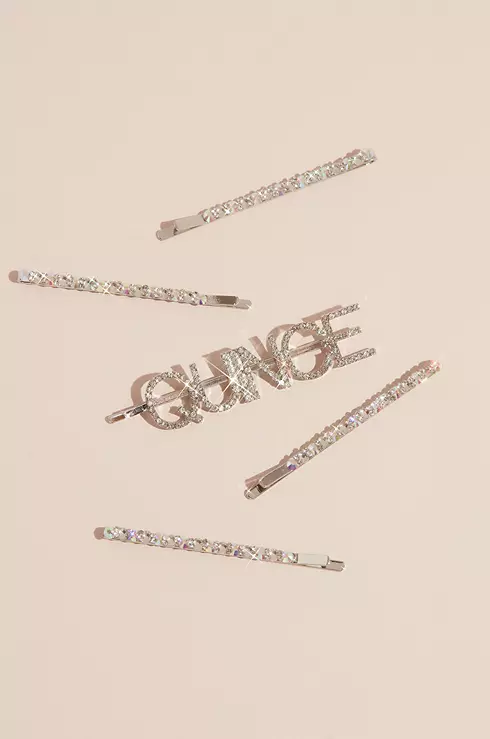Crystal Quinceanera Hair Pin Set Image 1