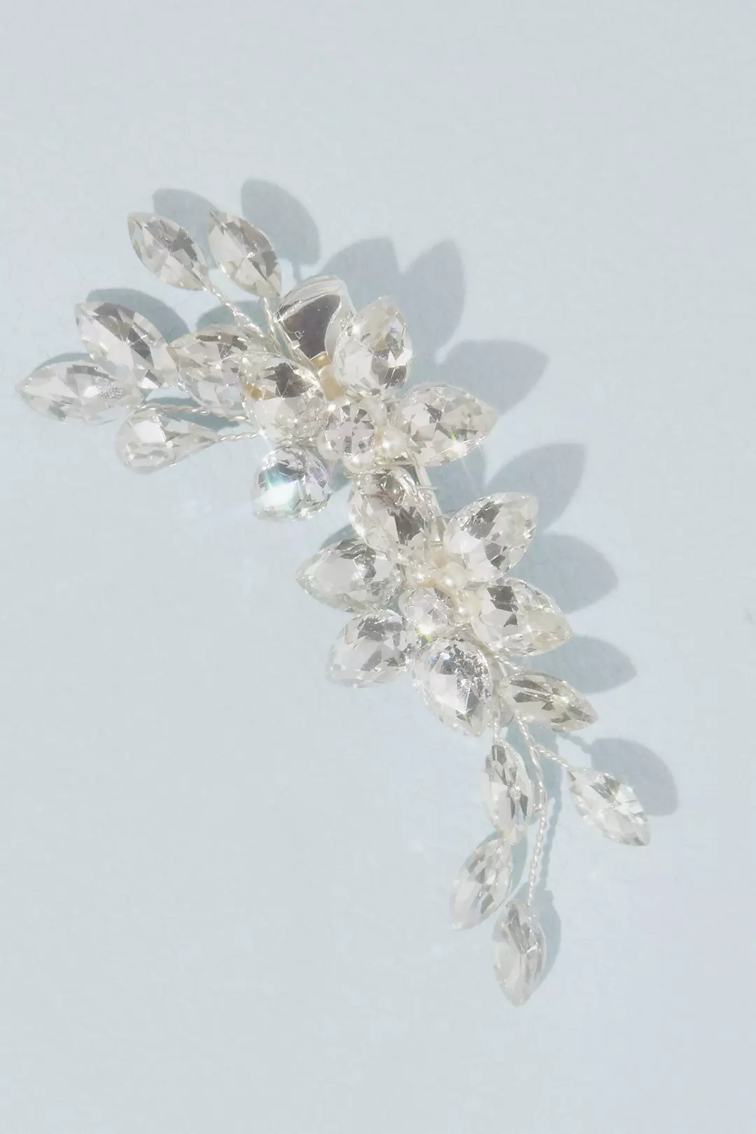 Floral Crystal Spray Hair Clip Image